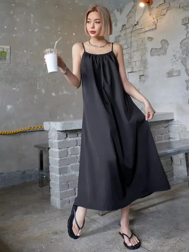 DAZY ソリッド キャミドレス