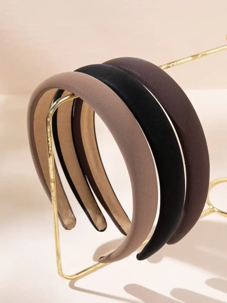 3ピースミニマリストソリッドヘッドバンド